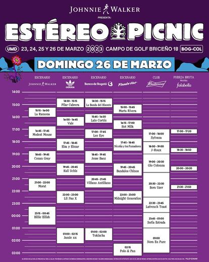 COLOMBIA - ESTEREO PICNIC