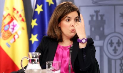 Soraya Sáenz de Santamaría, vicepresidente del Gobierno