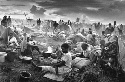 Campo de refugiados ruandeses de Benako. Tanzania (1994).