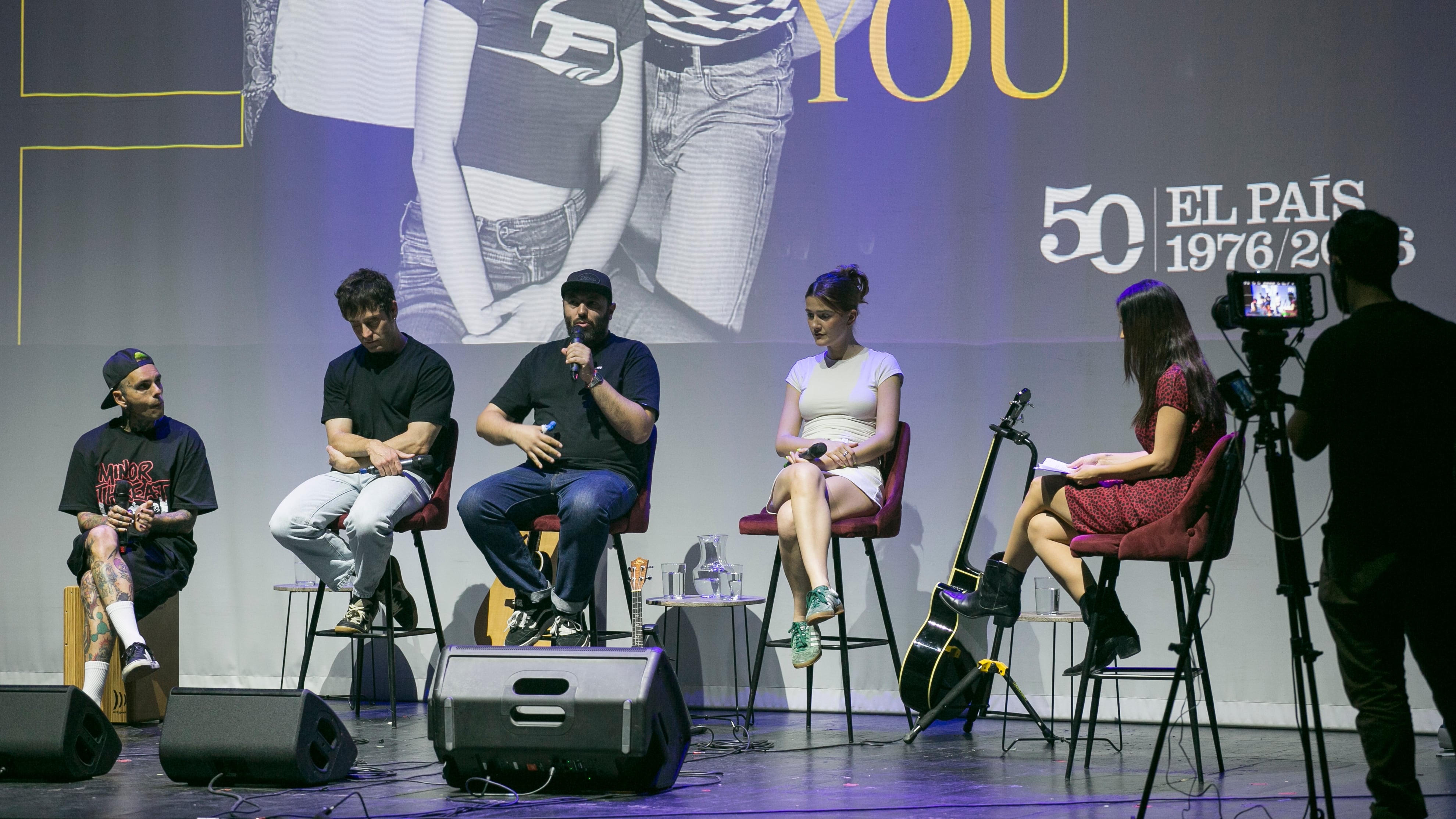 Encuentro de 'La la love you' con EL PAÍS