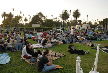 Vista del cementerio Hollywood Forever Cemetery, en Los &Aacute;ngeles.