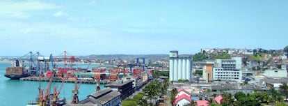 Fábrica del molino Cañuelas en Salvador de Bahía.