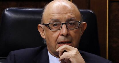 El ministro de Hacienda y Funci&oacute;n P&uacute;blica, Crist&oacute;bal Montoro. 