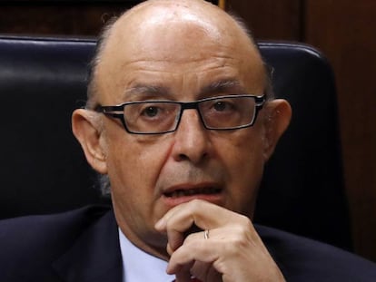 El ministro de Hacienda y Funci&oacute;n P&uacute;blica, Crist&oacute;bal Montoro. 