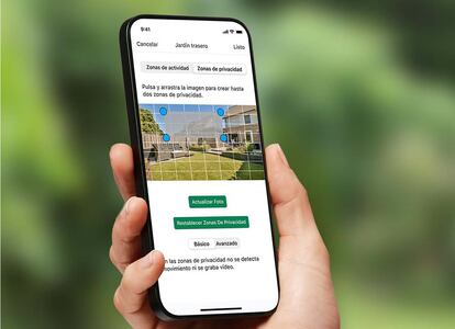 Uso de la app de las cámaras de exterior