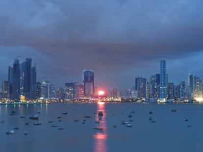 Imagen del puerto de Ciudad de Panamá.