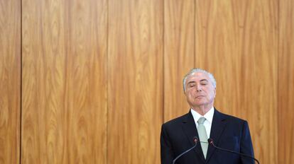 Michel Temer no último dia 24.