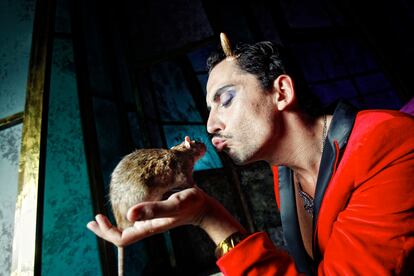Paco León en el estreno de 'The Hole', en septiembre de 2011.