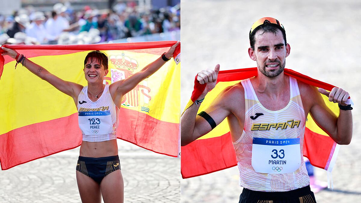 María Pérez, plata, y Álvaro Martín, bronce, nuevas medallas para España en los Juegos Olímpicos.