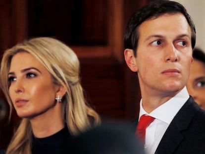 Ivanka Trump y su marido, Jared Kushner.