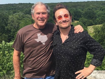 George W. Bush e Bono Vox