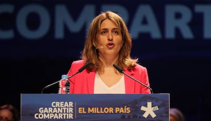 La coordinadora general del PDeCAT, Marta Pascal, en un acto el pasado 13 de mayo.