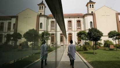 Una vista del Hospital Privincial de Castellón dependiente de la Diputación donde el CEU ya imparte Enfermería y Fisioterapia.