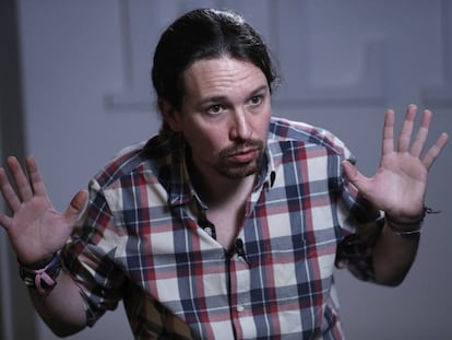 Pablo Iglesias, entrevistado en EL PA&Iacute;S el 8 de febrero.