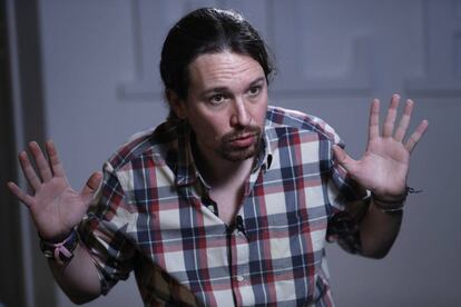 Pablo Iglesias, entrevistado en EL PA&Iacute;S el 8 de febrero.