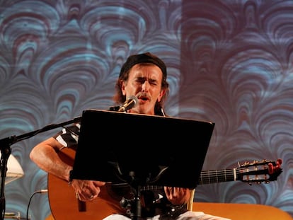 Juan Carlos Aragón, el pasado octubre en el Festival Internacional de Poesía Cosmopoética 2018, en Córdoba.