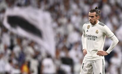 Gareth Bale durante el trascurso del clásico de Liga celebrado el sábado pasado.