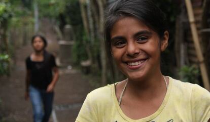 Retrato perteneciente a un homenaje del PNUD a las niñas salvadoreñas por el Día Internacional de la Niña.
 