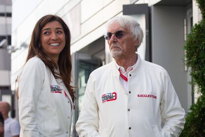 Bernie Ecclestone y Fabiana Flosi en Sochi, Rusia, en septiembre de 2019.