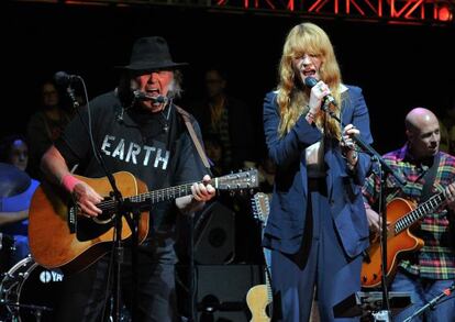 Neil Young, en un concierto el pasado octubre en Mountain View.