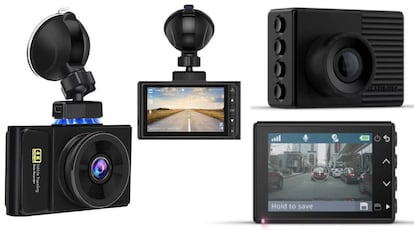 De entre los cuatro modelos analizados, se encuentran lad 'dash cam' Garmin Dash Cam 56 y Awasafe ES-Q8P.