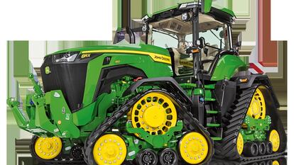 Un tractor que permite múltiples configuraciones de ruedas. Está diseñado para proteger el suelo y contribuir a una agricultura sostenible.