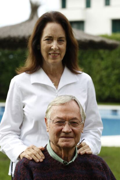 Roger Corman, junto a su mujer Julie, en Sitges.