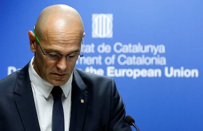 El conseller d'Afers Exteriors de la Generalitat, Raül Romeva.