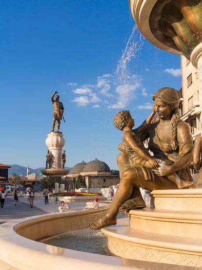 Las madres de Skopje, Macedonia del Norte.