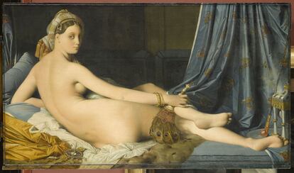 Jules Flandrin (1871-1947). Copia de Jean-Auguste-Dominique Ingres (1780-1867) La gran odalisca, 1903. 
