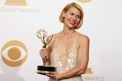 Claire Danes, mejor actriz protagonista de drama por 'Homeland'.