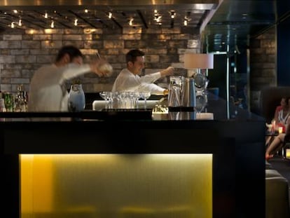 Interior del Hotel Mandarín en Barcelona.