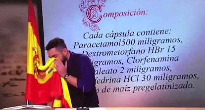 Gag de Dani Mateo en 'El Intermedio'.