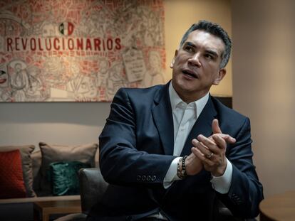 Alejandro Moreno Cárdenas durante una entrevista con EL PAÍS en Ciudad de México, el 16 de marzo de 2022.