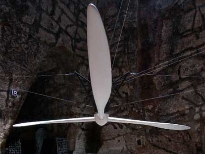 La hélice gigante de Su Mei-Tse, una de las estrellas de la muestra.
