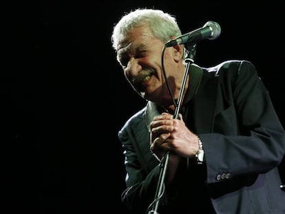 Paolo Conte durante una presentaci&oacute;n en los Jardins de Pedralbes de Barcelona en junio 2016.