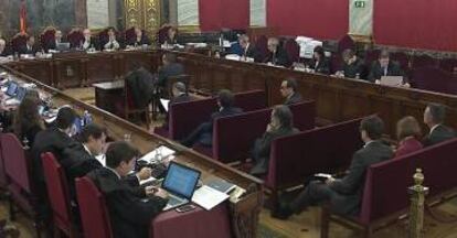 Judici als líders independentistes en el Suprem.