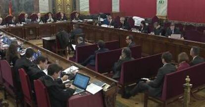 Juicio a los líderes independentistas en el Supremo.