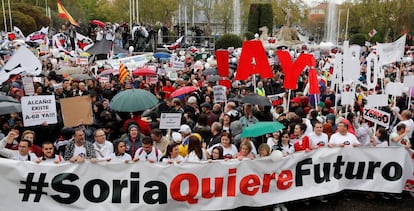 Manifestación Madrid España vaciada