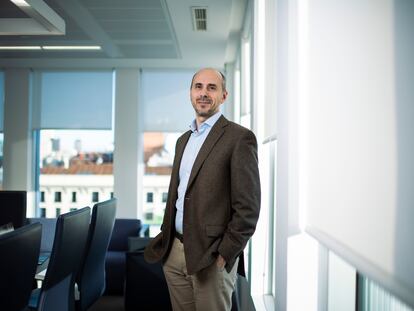 Francisco Blanch, jefe de Materias primas de Bank of America, fotografiado en Madrid a principios de enero.