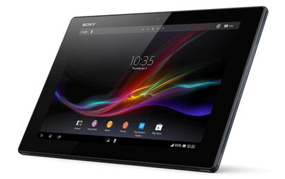 Sony Xperia Z Tablet cuesta 499 euros. Con pantalla de 10,1 pulgadas y pesa 495 gramos.