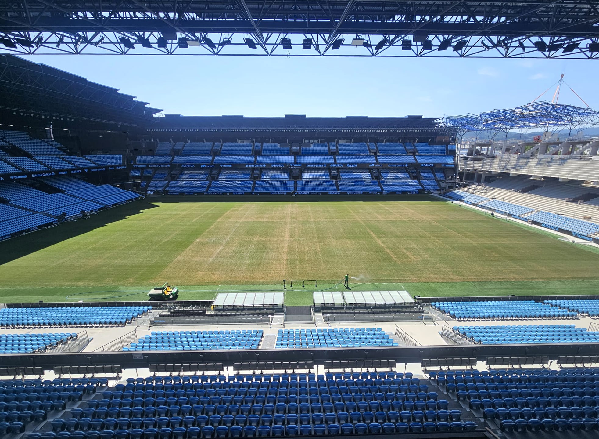 La Liga aplaza el Celta - Osasuna al 27 de agosto por un hongo en el césped de Balaídos