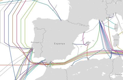 Tots els cables de connexió amb la Península.