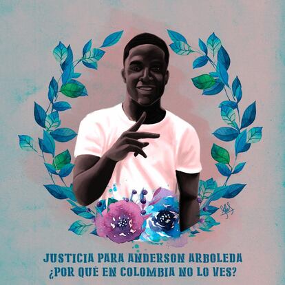 Las protestas en EEUU por la muerte de George Floyd dieron visibilidad en Colombia a la muerte de Anderson Arboleda.