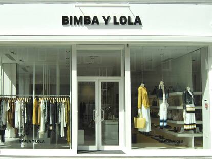 Fachada de la tienda de Bimba y Lola en Marylebone High Street (Londres)