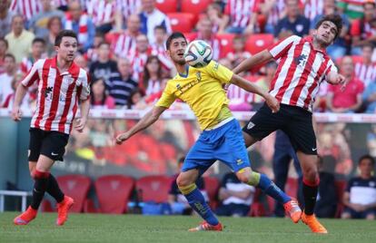 Imagen del Athletic B-C&aacute;diz de la ida