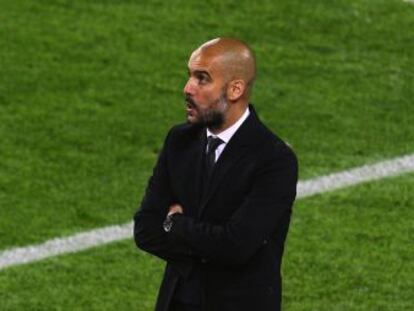 Josep Guardiola, durante un encuentro