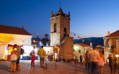 Centro de la localidad de Belmonte, en Portugal. 