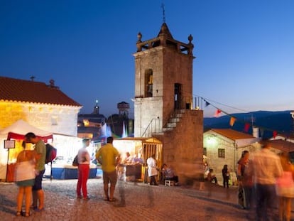 Centro de la localidad de Belmonte, en Portugal. 