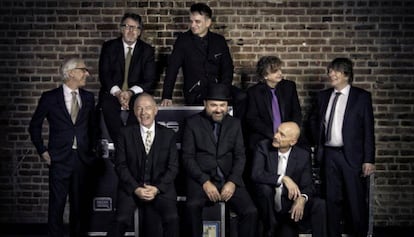 Imagen de promoción del grupo King Crimson.